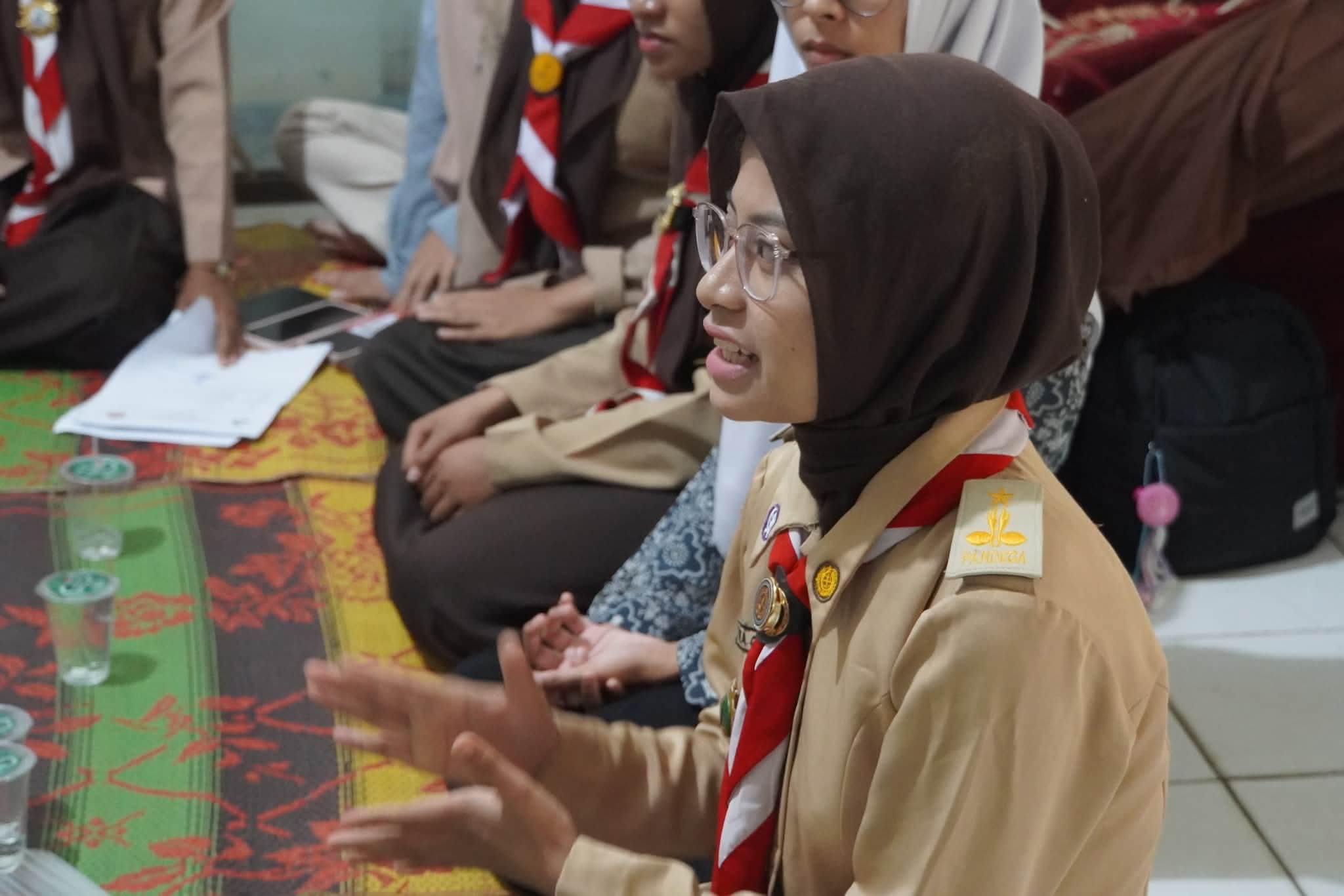Suasana pertemuan.